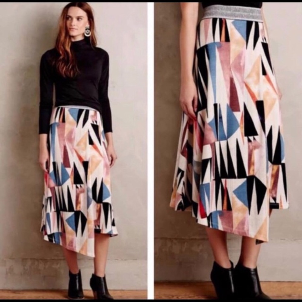 Cute Anthroplolgie Knit Skirt Large NWT